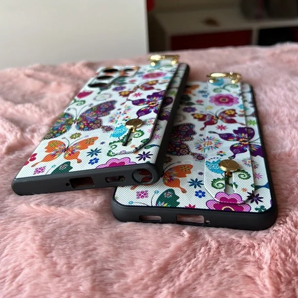 For Samsung Galaxy S22 plus,S22 ultra phone case with strap kickstand ring - Picture 5 of 14